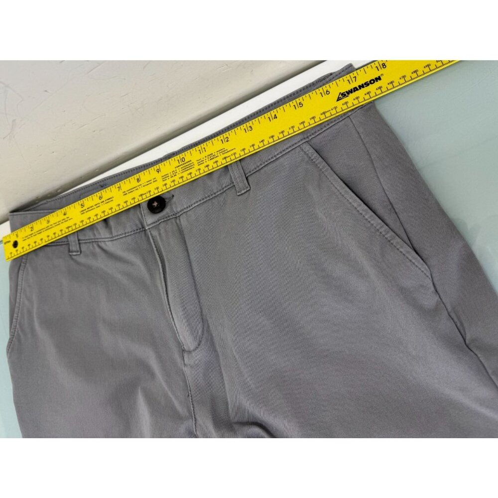 Mugsy Damens Pants Mens 34X32 Chino Stretch Comfort Gray Casual Golf - Picture 9 of 12